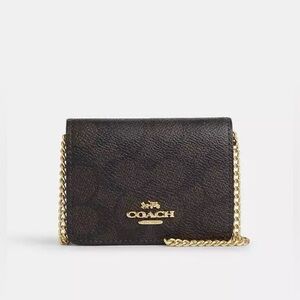 Coach Mini Wallet On A Chain